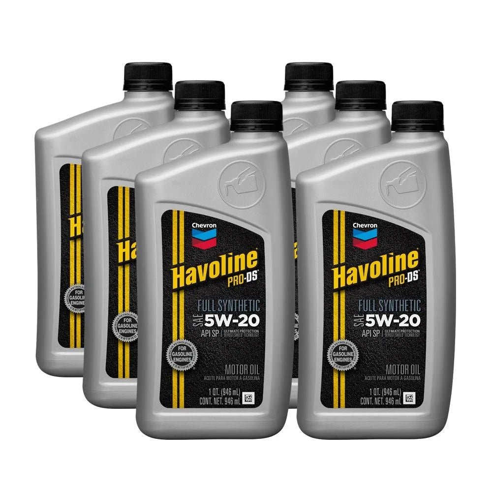 ACEITE PARA MOTOR A GASOLINA 5W-20 CHEVRON-1/4