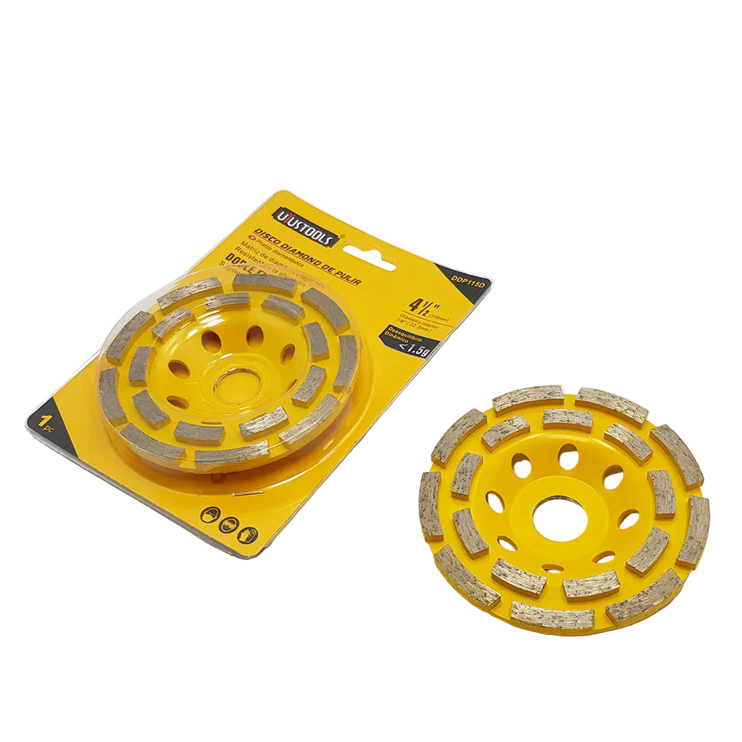 DISCO UYUSTOOLS DE COPA DIAMANTE TURBO DE 7X5/8 PLG DDP181T