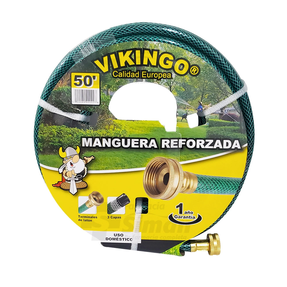 MANGUERA REFORZADA 50 PIE VIKINGO
