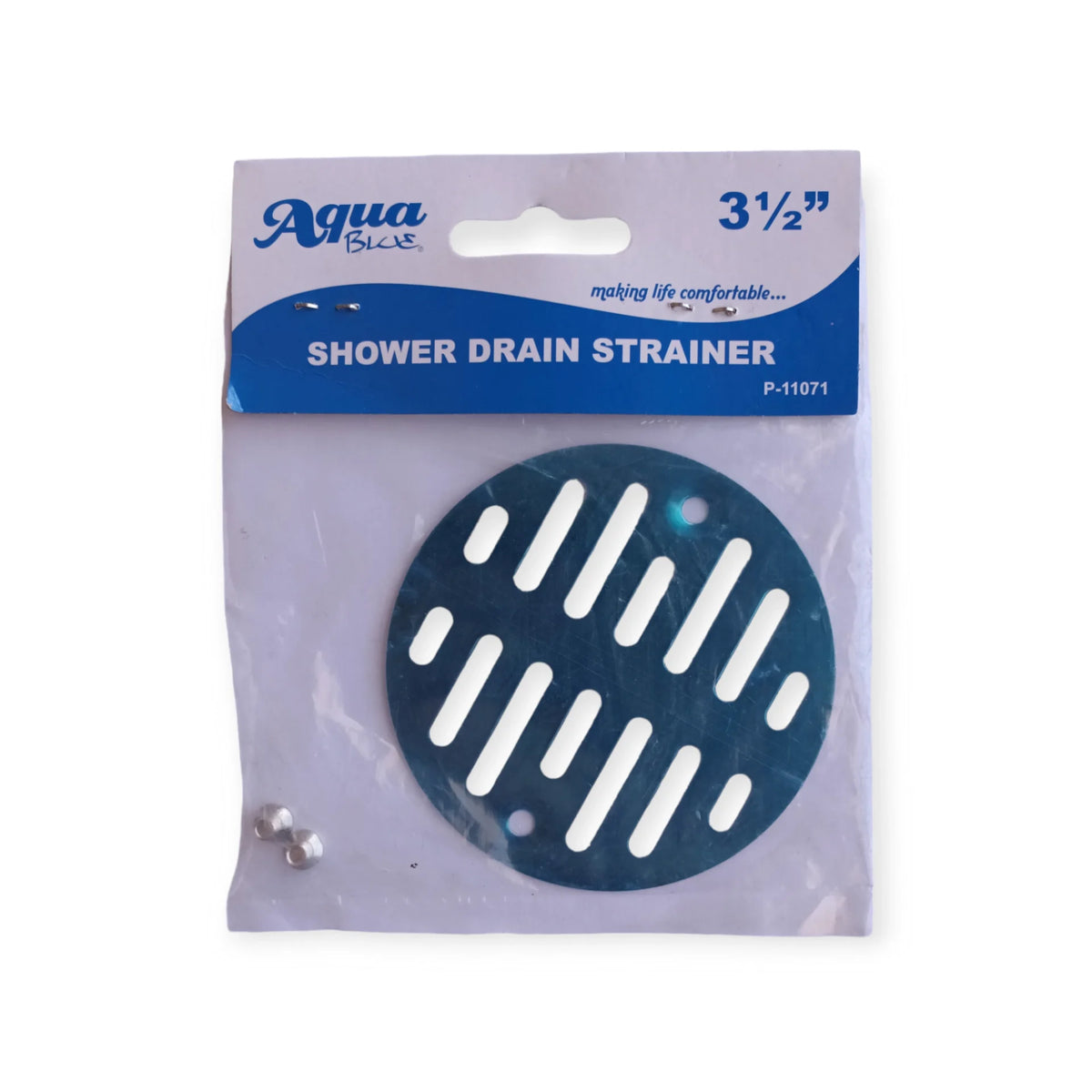 REJILLA PARA DESAGUE DE BAÑO 3 1/2PLS AQUA BLUE P-11071