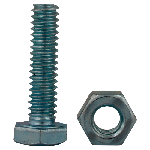 PERNO HEXAGONAL GALVANIZADO CON TUERCA 7/16X6PLG