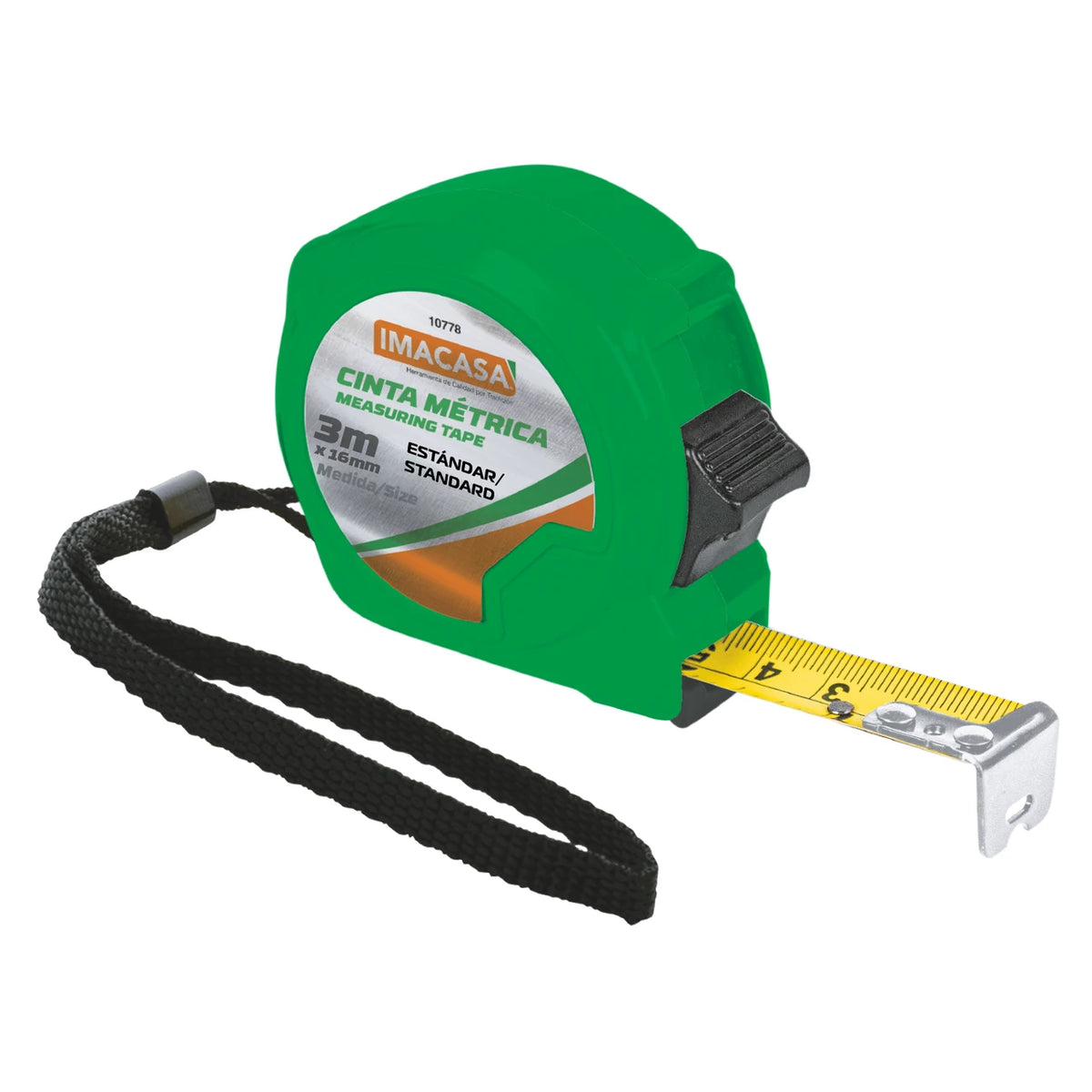 CINTA METRICA DE 3MX13MM IMACASA 10778