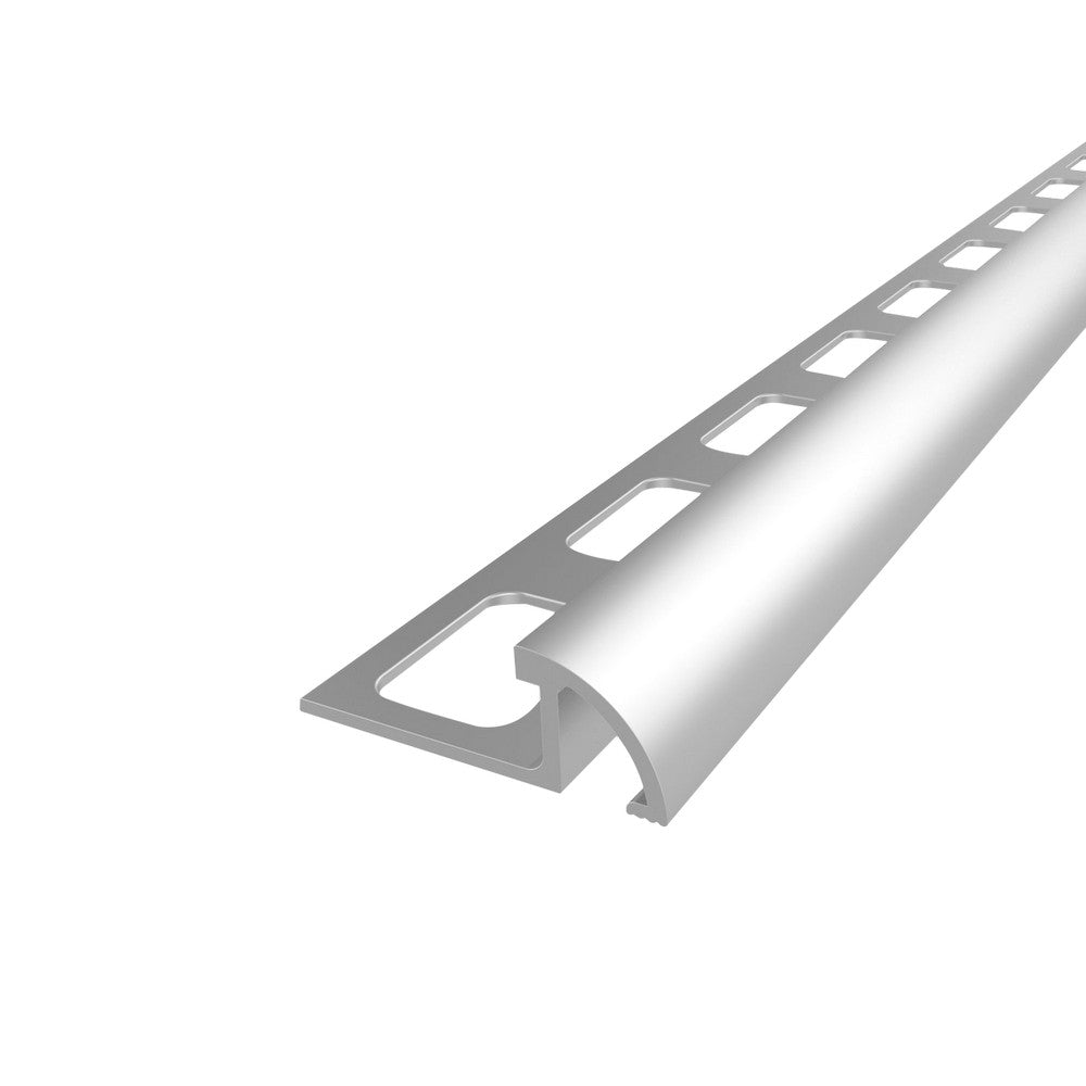 MOLDURA ALUMINIO P/CERAMICA 10MM PLATA MATE 2.44 METROS 119406