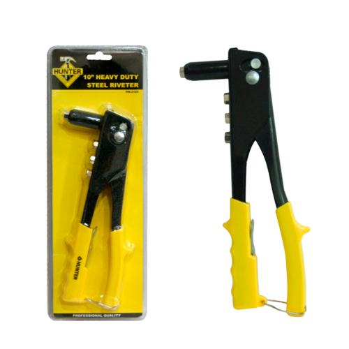 SET DE REMACHADORA CON REMACHES 40 PIEZAS HUNTER HM-2129 HM-2553