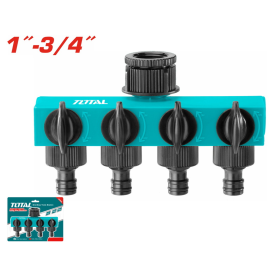 CONECTOR PARA MANGUERA 1 3/4 PLG 4 VIAS TOTAL THHC604101