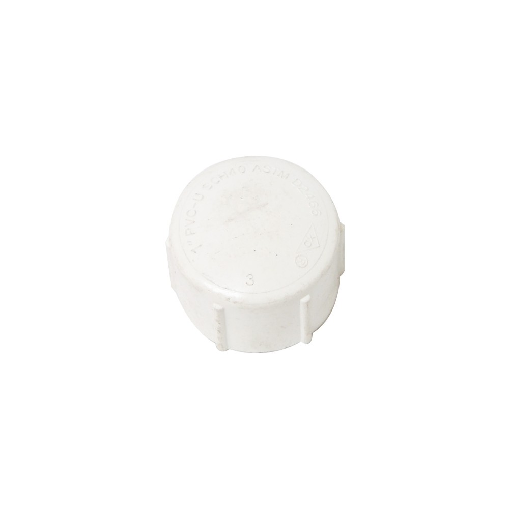TAPON PVC PRESION HEMBRA CON ROSCA DE 1 PLG