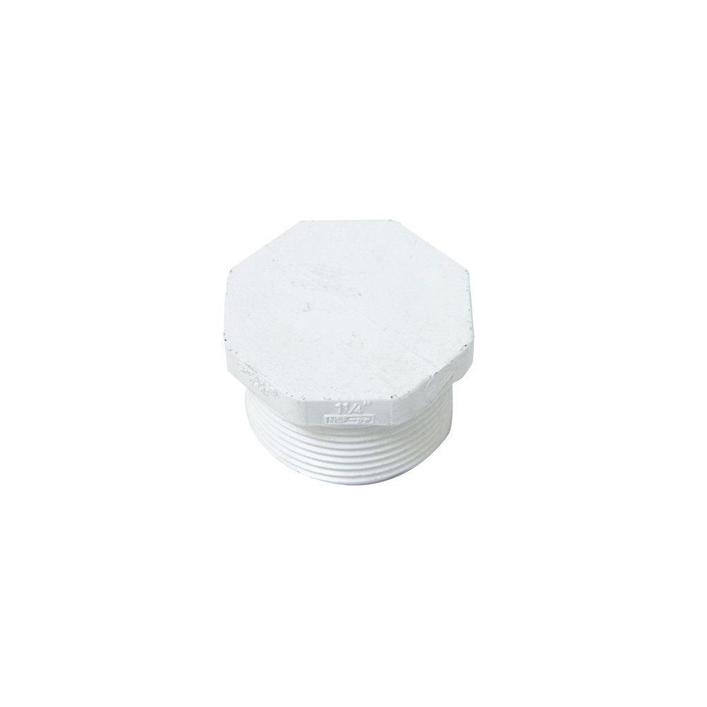 TAPON PVC PRESION MACHO CON ROSCA DE 1 1/4 PLG