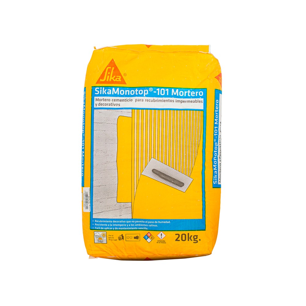 SIKA MONOTOP 101 GRIS 20 KG MORTERO