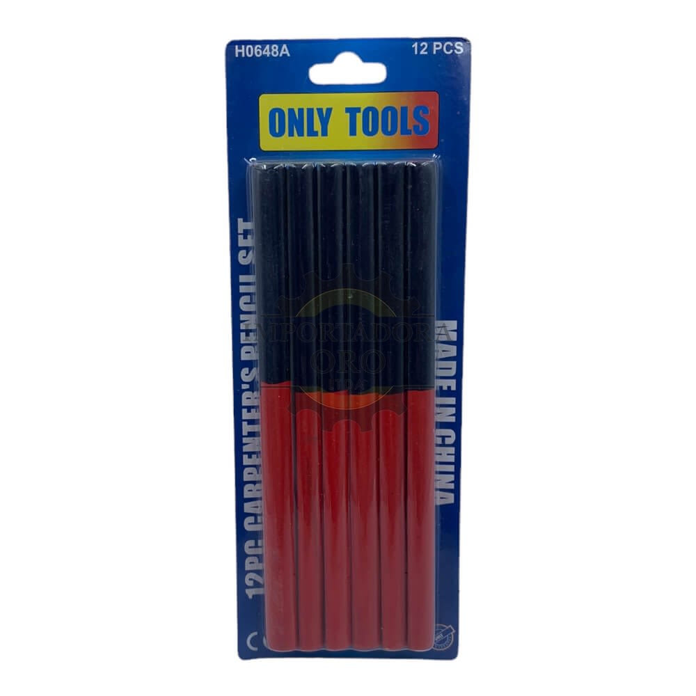 SET DE 12 LAPIZ CARPINTERO BICOLOR #2 H0648A