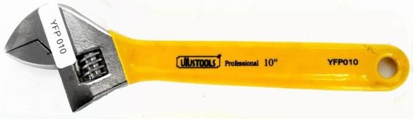 LLAVE CANGREA 10PLG M/PLAST AMARILLA UYUSTOOLS YFP010
