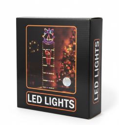LUZ ESCALERA NAVIDEÑA CON CAMPANA EN COLORES