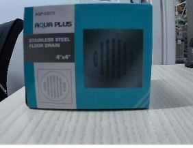 RESUMIDERO DE ACERO 4X4 PLG NEGRO AQUA BLUE AQP-23272