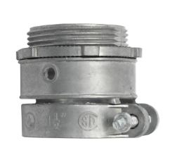 CONECTOR RECTO PARA CORAZA GALVANIZADO BX 1 1/2 PLG