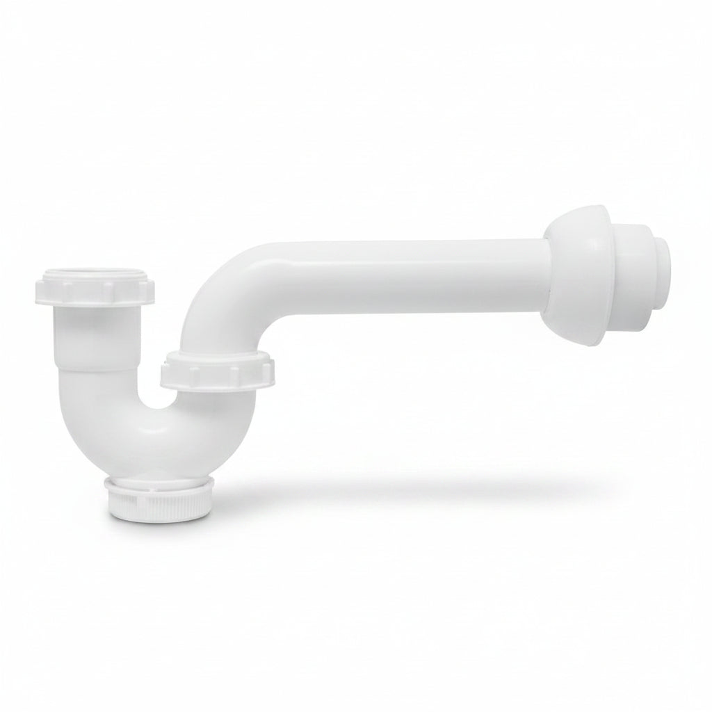 TRAMPA PVC EN ´´S´´ AL PISO DE 1 1/2PLS AQUA BLUE P-11096
