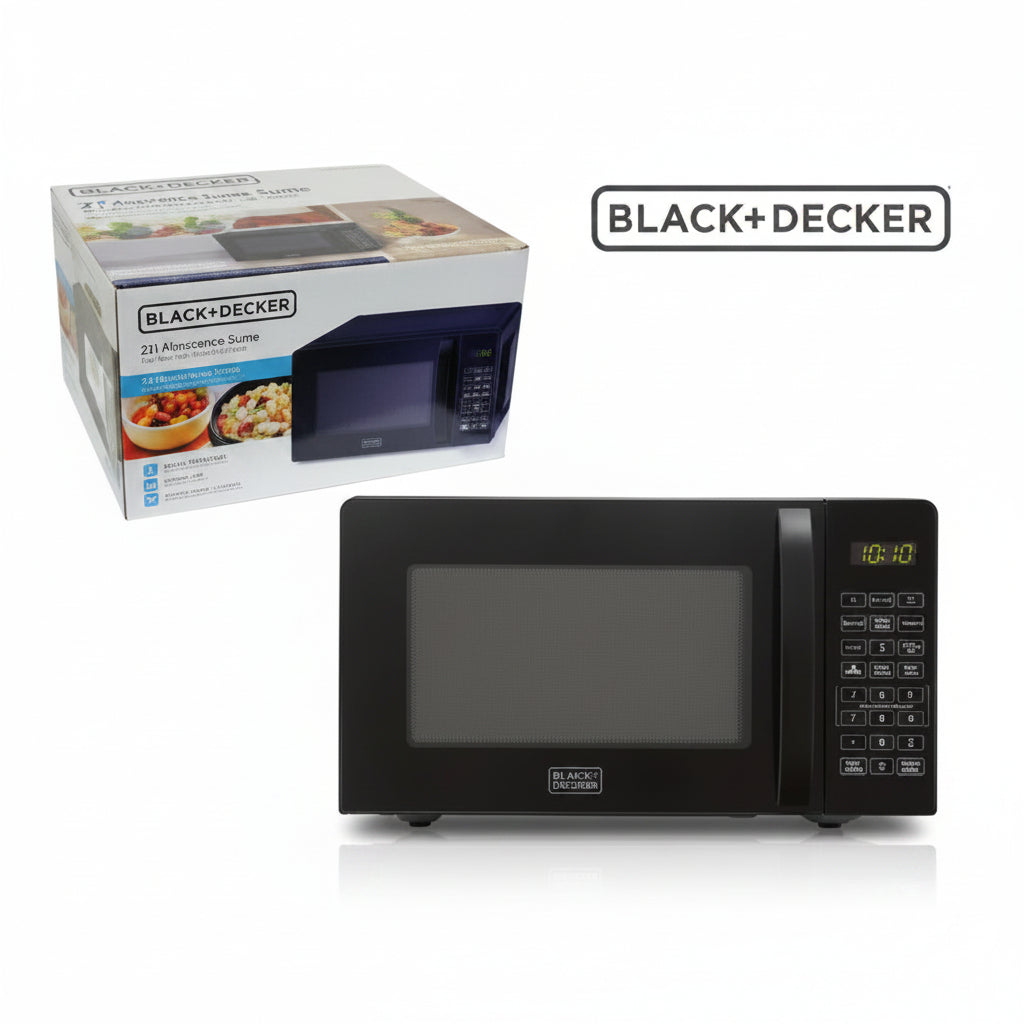 MICROONDAS NEGRO 0.7 CU FT BLACK+DECKER 986-BDMW0107CB