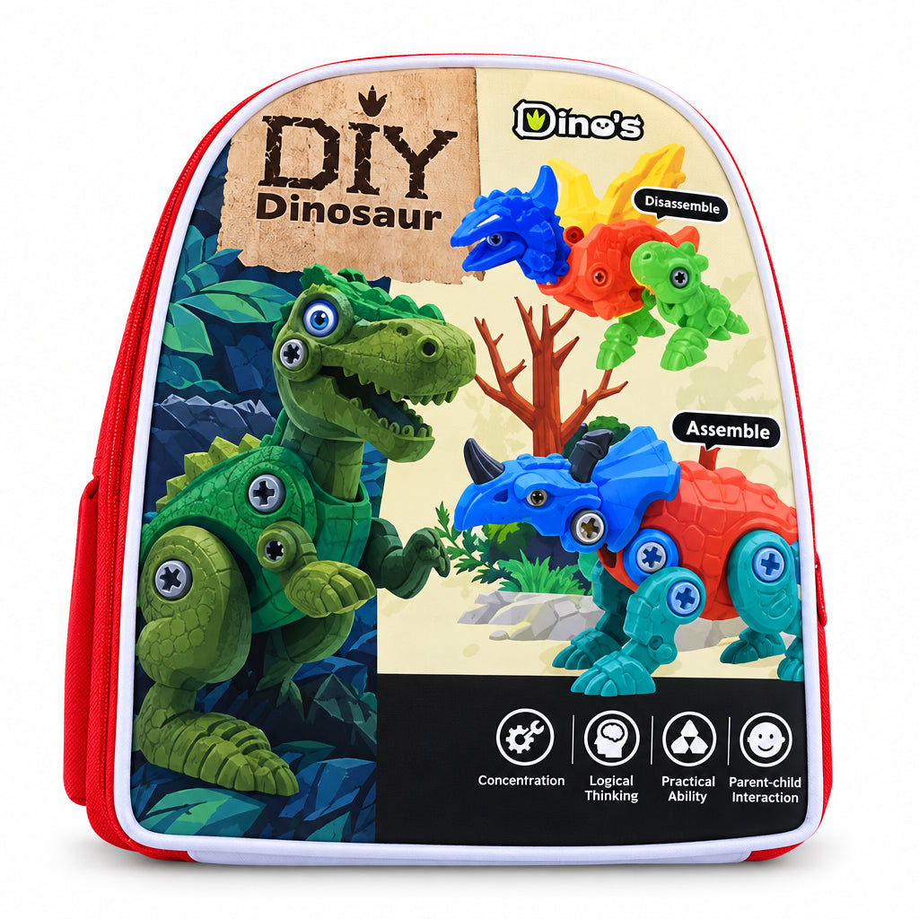 MOCHILA INFANTIL CON DINOSAURIOS PARA NIÑO