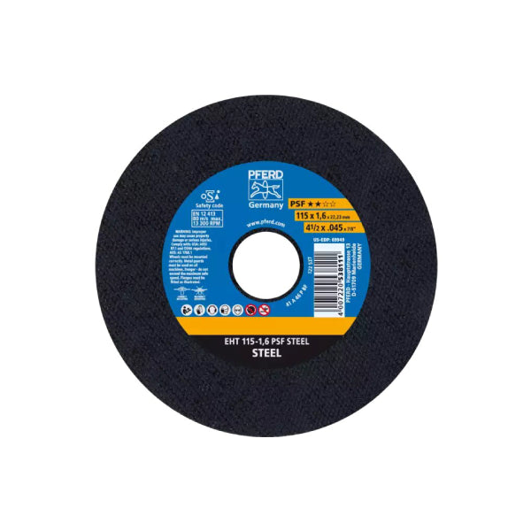DISCO PFERD CORTE METAL FINO PLANO DE 7X0.45X7/8 PLG