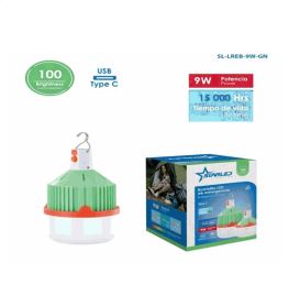 FOCO LED DE EMERGENCIA TIPO GARRAFON 9W STARLED SL-LREB-9W-GN