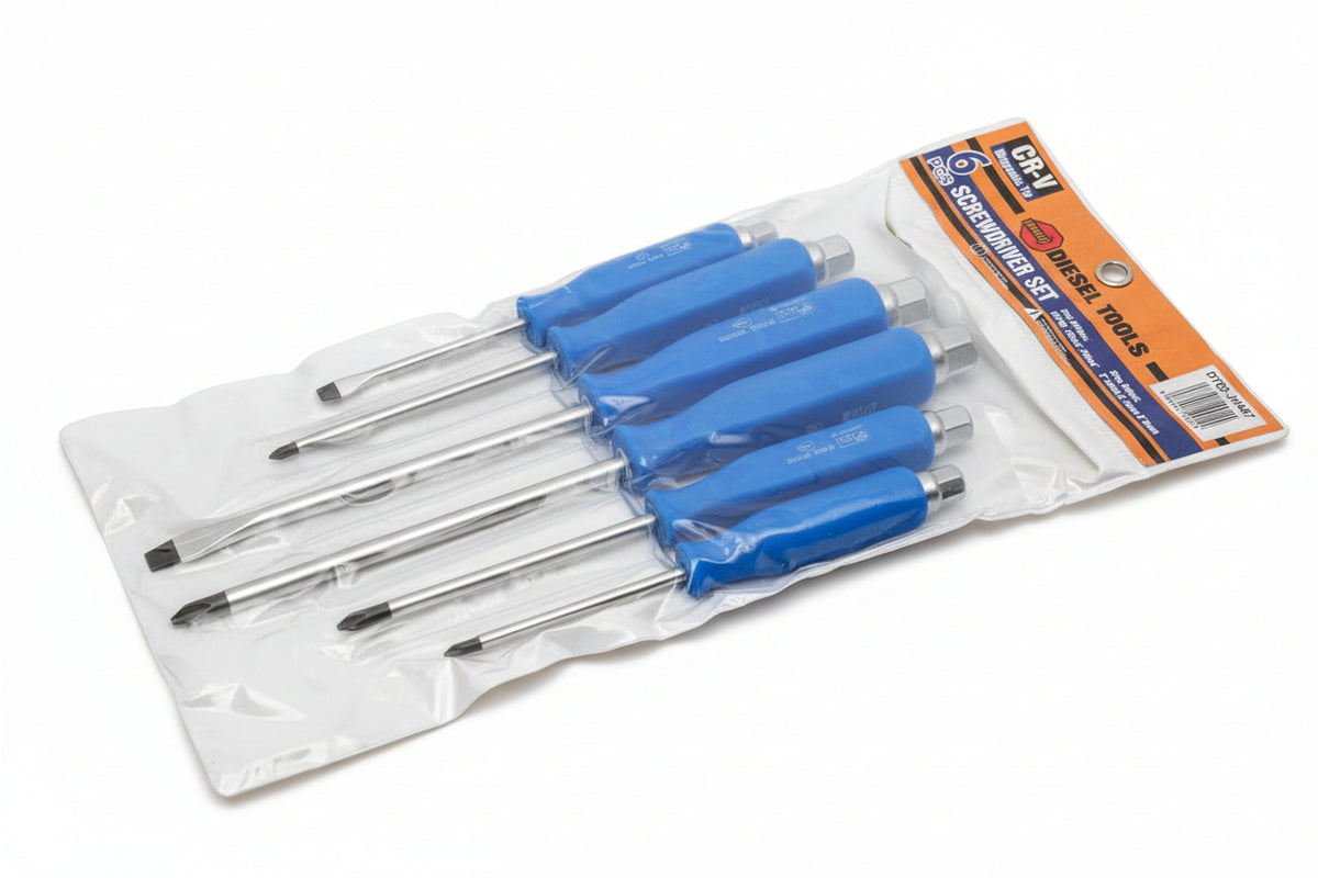 SET DE 7 DESTORNILLADORES DE GOLPE DT03-JH487/BLUE DIESEL TOOLS