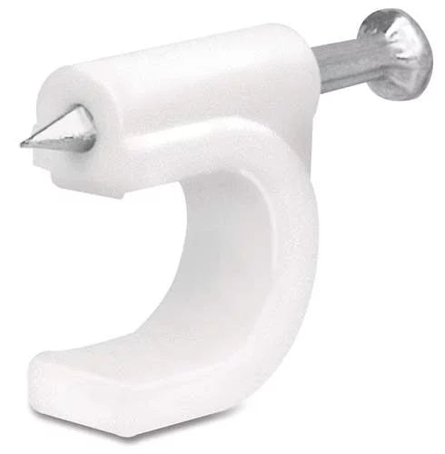 GRAPA PLASTICA PARA CABLE REDONDO 12MM 20PZS BLANCO DT-232258 DIESEL TOOLS
