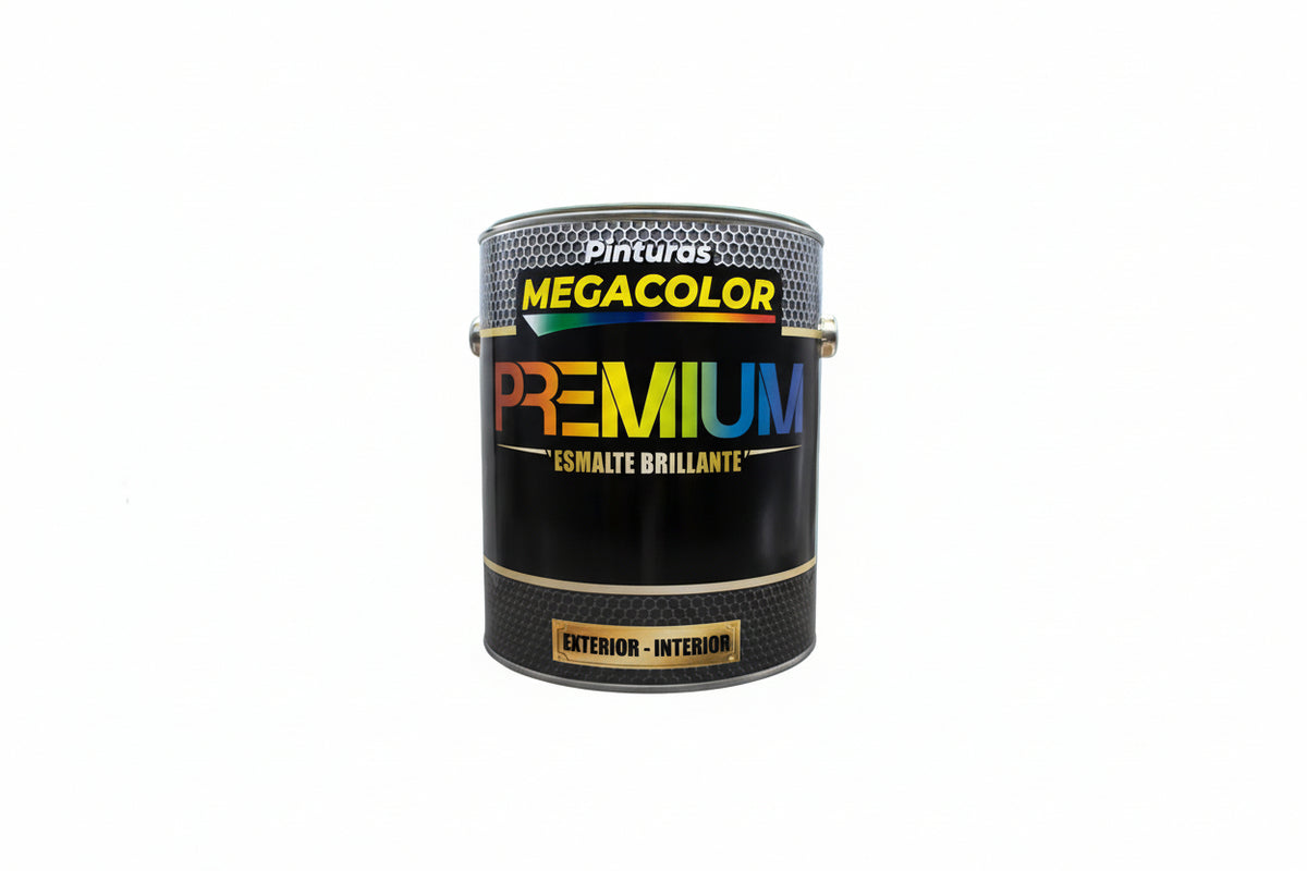 ESMALTE PREMIUM MEGACOLOR ALUMINIO BRILLANTE 1/4 0405600-04