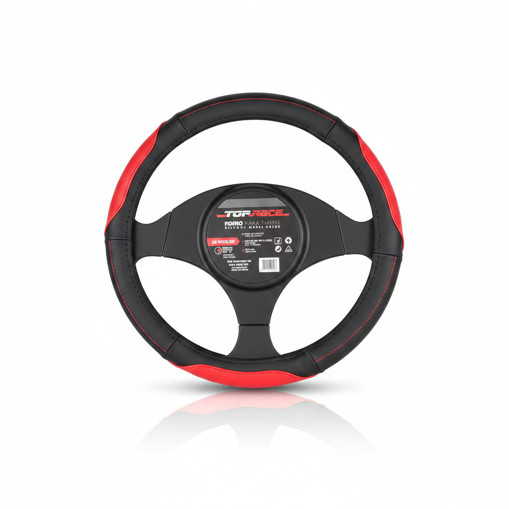 FORRO PARA TIMON NEGRO/ROJO LAFA RACING LF-4213-NR