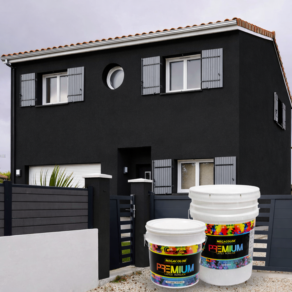 PINTURA MEGACOLOR LATEX PREMIUM NEGRO