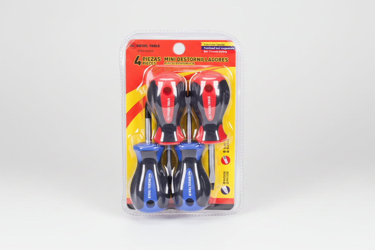 SET MINI DESTORNILLADORES 4PZS DIESEL TOOLS DT03-DX004