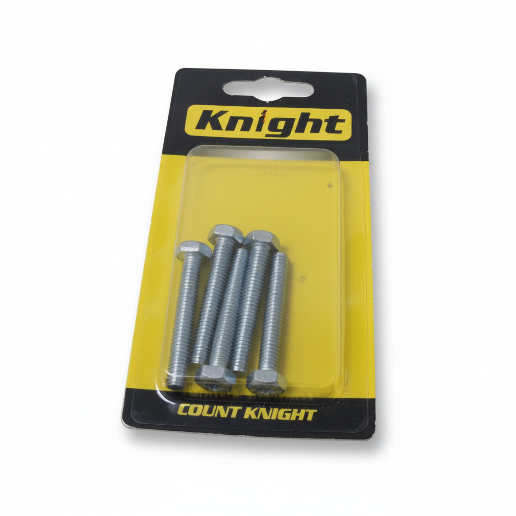 SET DE 4 PERNOS HEXAGONAL GALVANIZADOS M8X30MM KNIGHT