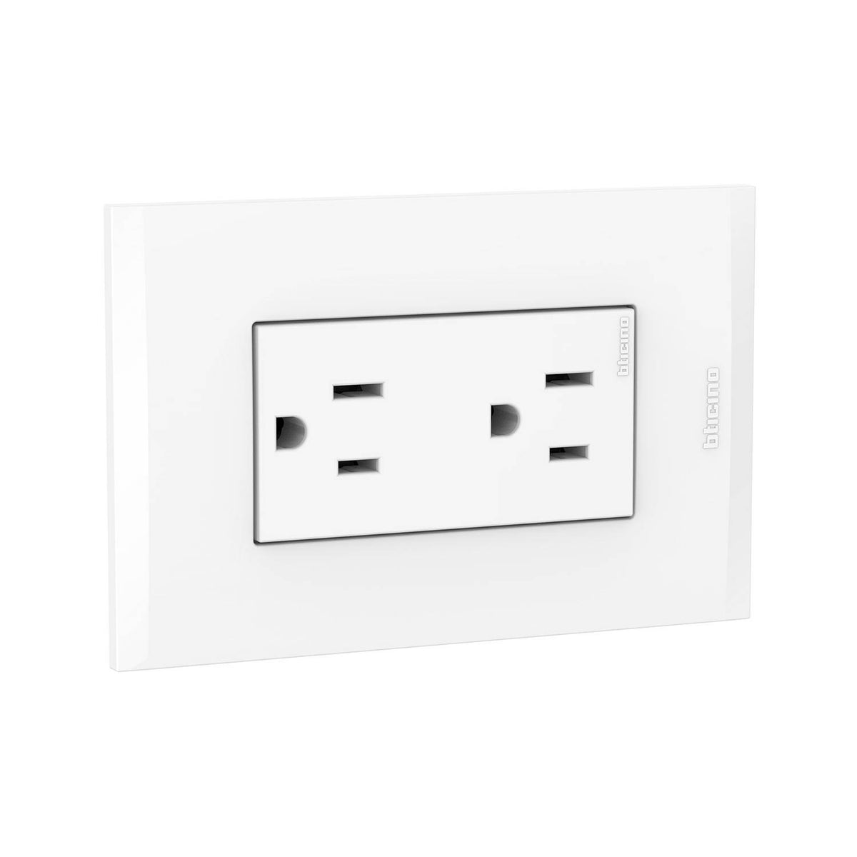 PLACA INCORP 2 TOMAS BLANCO NOBILE BTICINO AF2228EB
