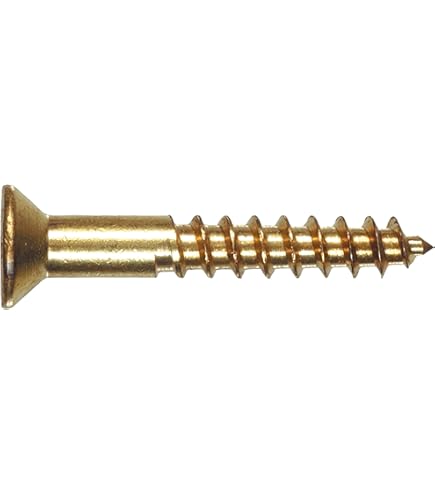 TORNILLO AVELLANADO DORADO 8 X 1 1/4 PLG