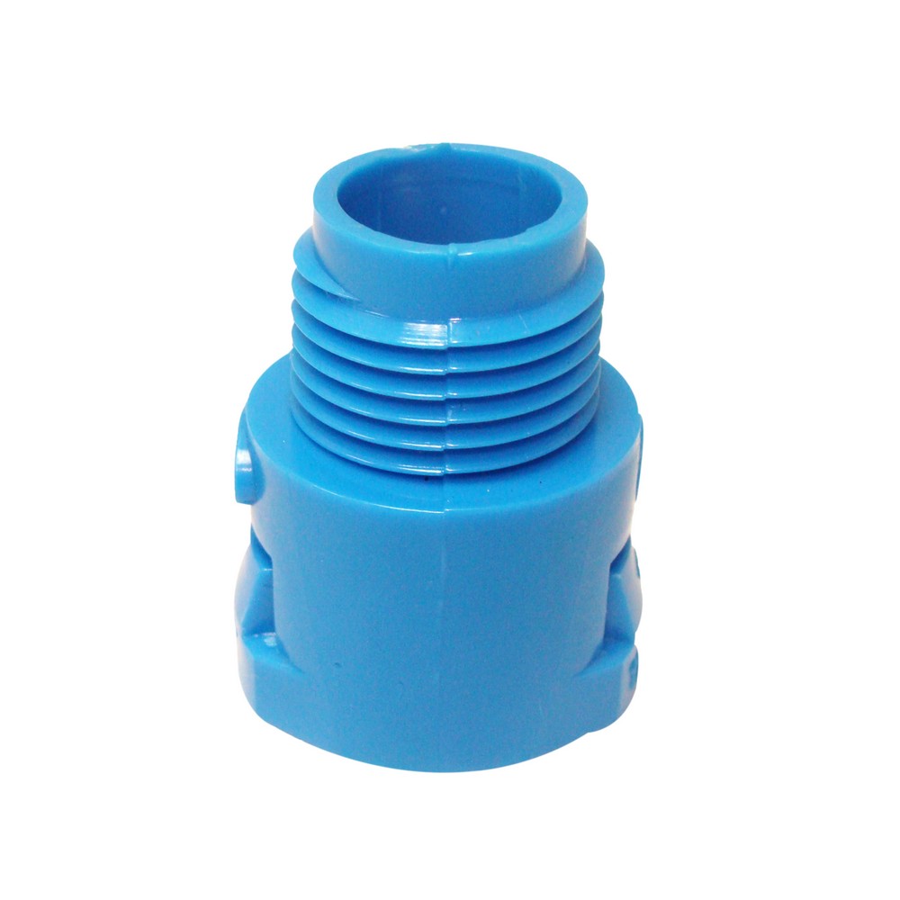 CONECTOR PVC PARA TECNODUCTO AZUL DE 3/4 PLG