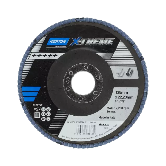 DISCO NORTON X-TREME PARA PULIR GRANO #120 DE 7 PLG