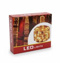 LUZ NAVIDEÑA LED COLOR AMARILLA 500 LUCES 45 METRO