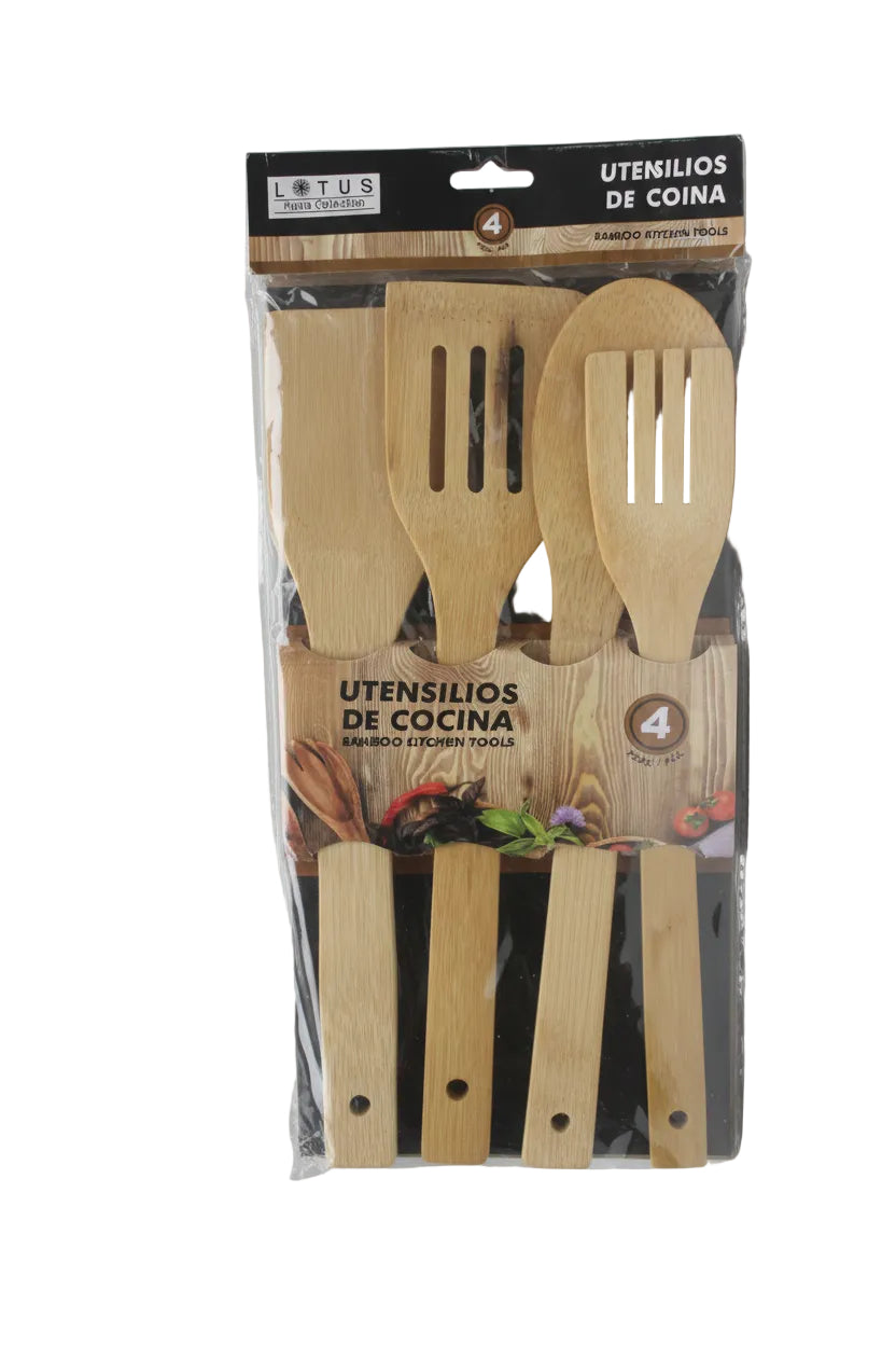 UTENSILIOS DE COCINA SET DE 4PZS LOTUS 50197