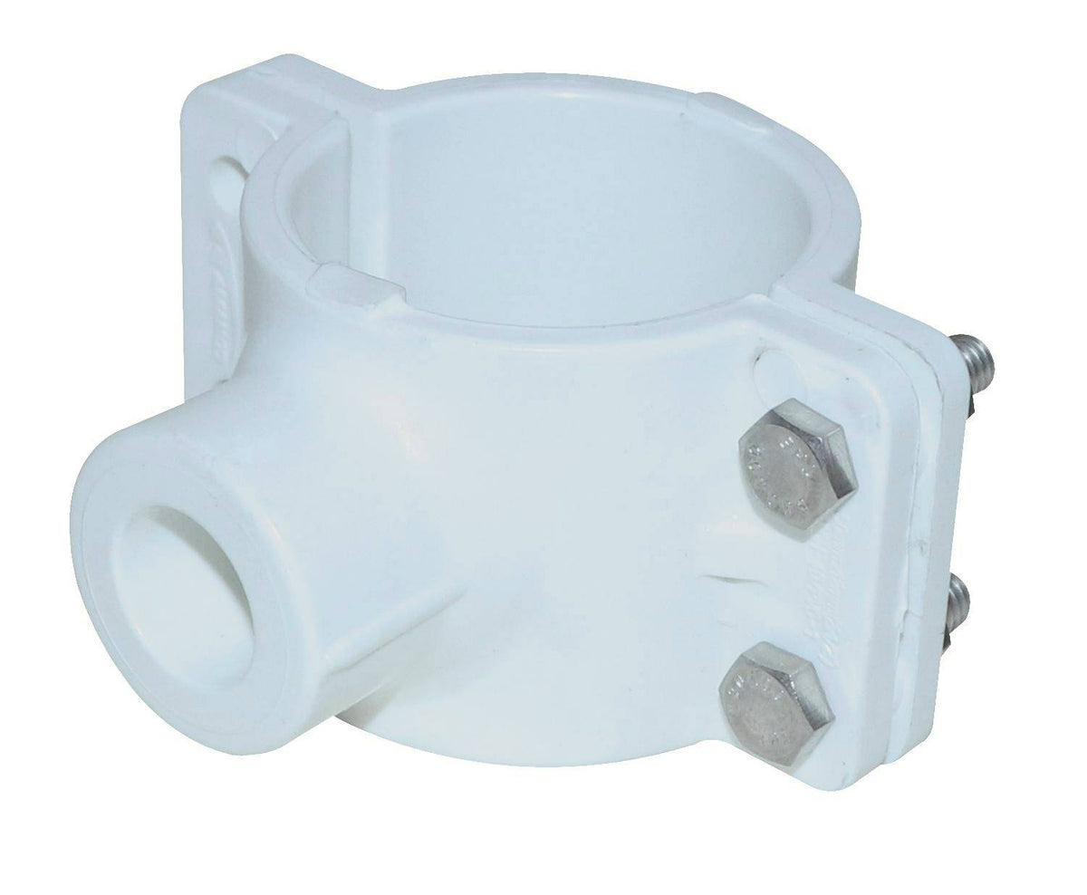 ABRAZADERA REDUCTORA PVC LISA DE 3X1/2 PLG CON TORNILLO 2006018
