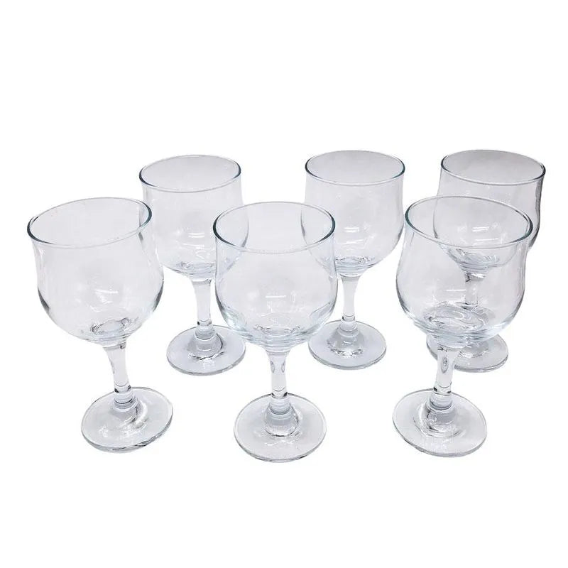 COPA VIDRIO SET 6PZAS 360ML DELI GLASSWARE EJ5936