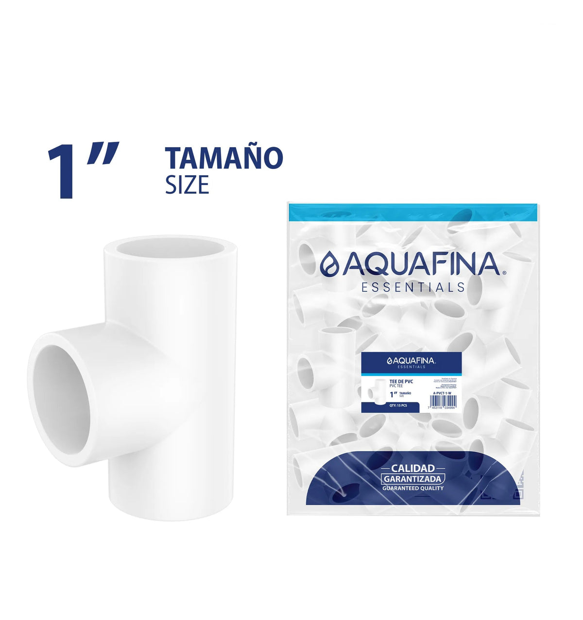 TEE PVC LISA DE 1 PLG