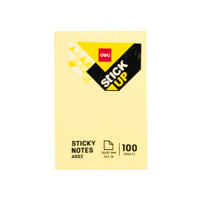 ETIQUETA P/NOTA ADHESIVA 3*4PLG 100 HOJAS DELI A02402