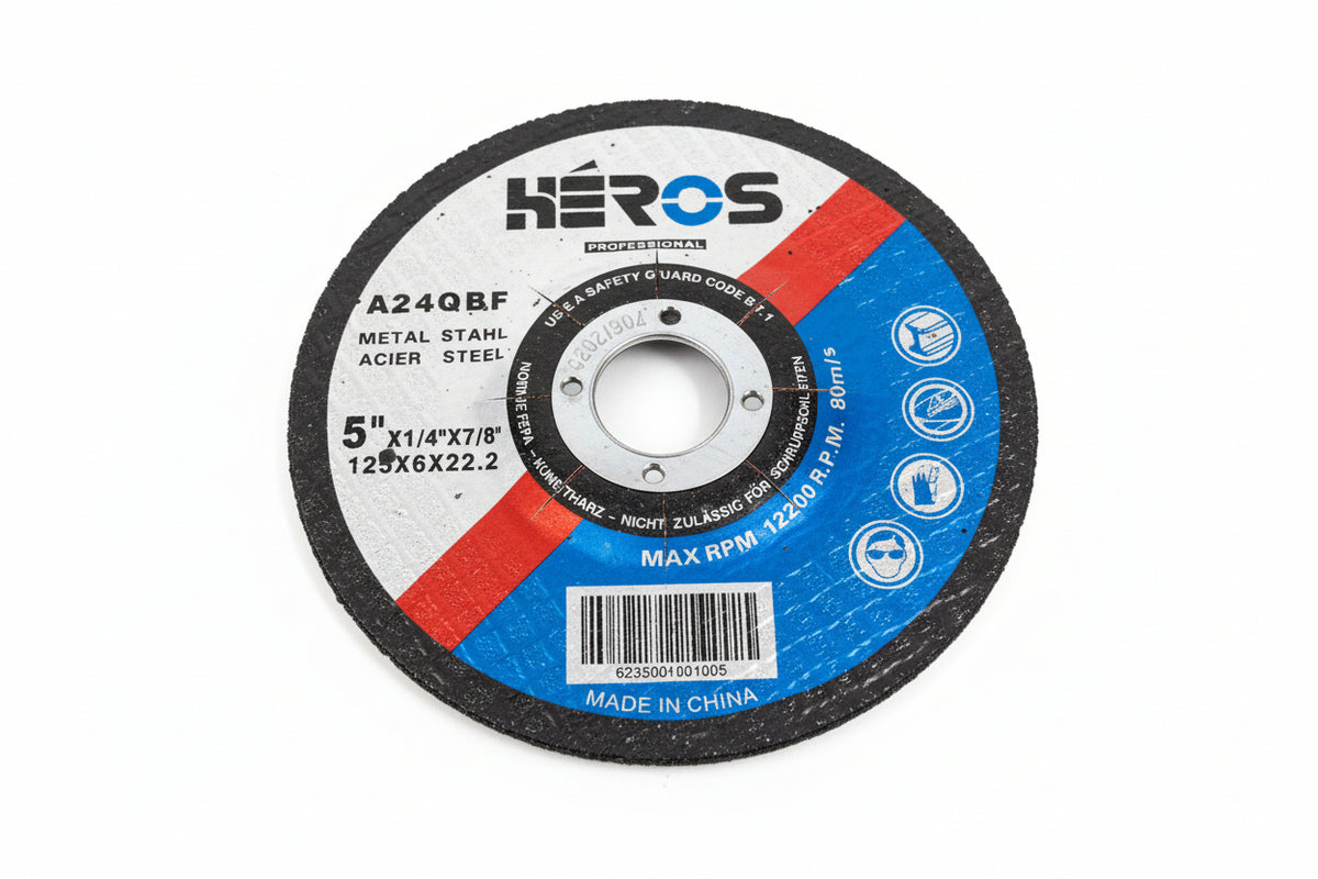 DISCO HEROS 125X6X22.2MM 5 PLG IRS0016-3