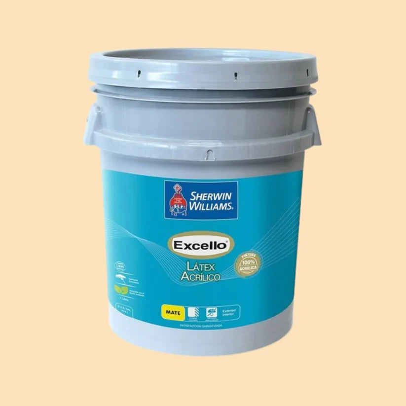 CUBETA EXCELLO LATEX MELOCOTON SHERWIN B5ESA3-5