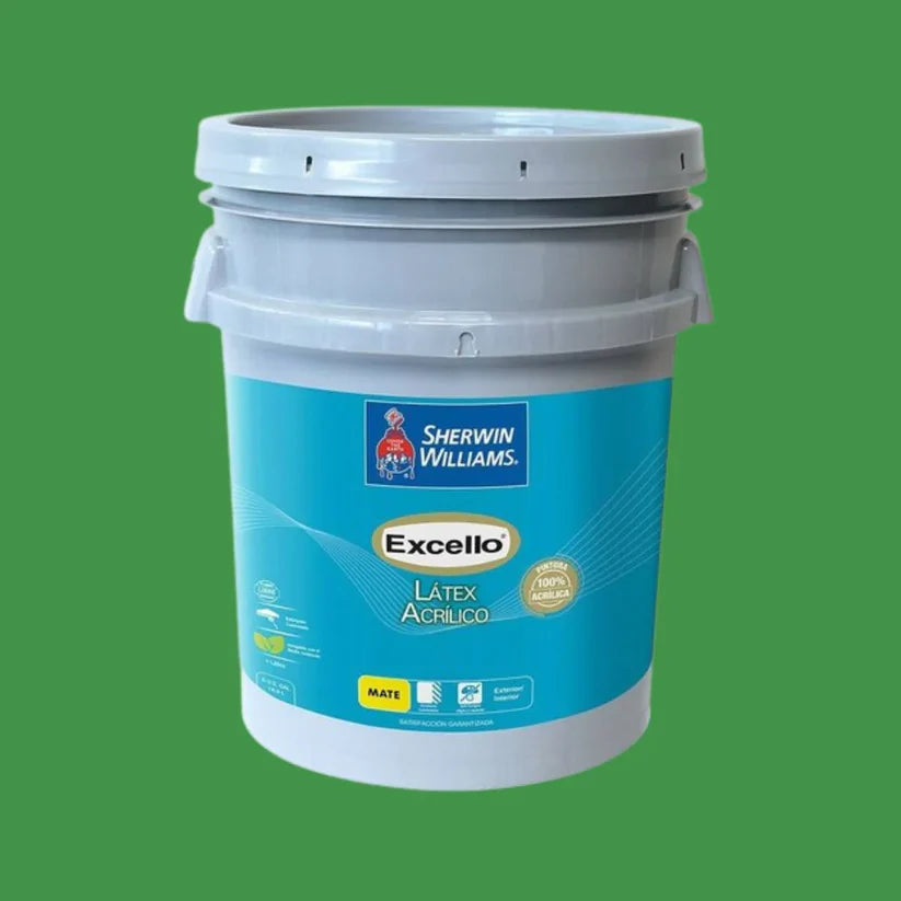 CUBETA EXCELLO LATEX VERDE PRIMAVERA SHERWIN B5GSA73-5