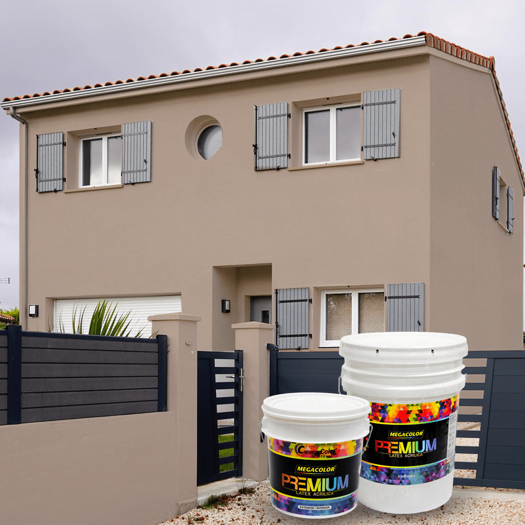 CUBETA MEGACOLOR LATEX PREMIUM BEIGE ARENA