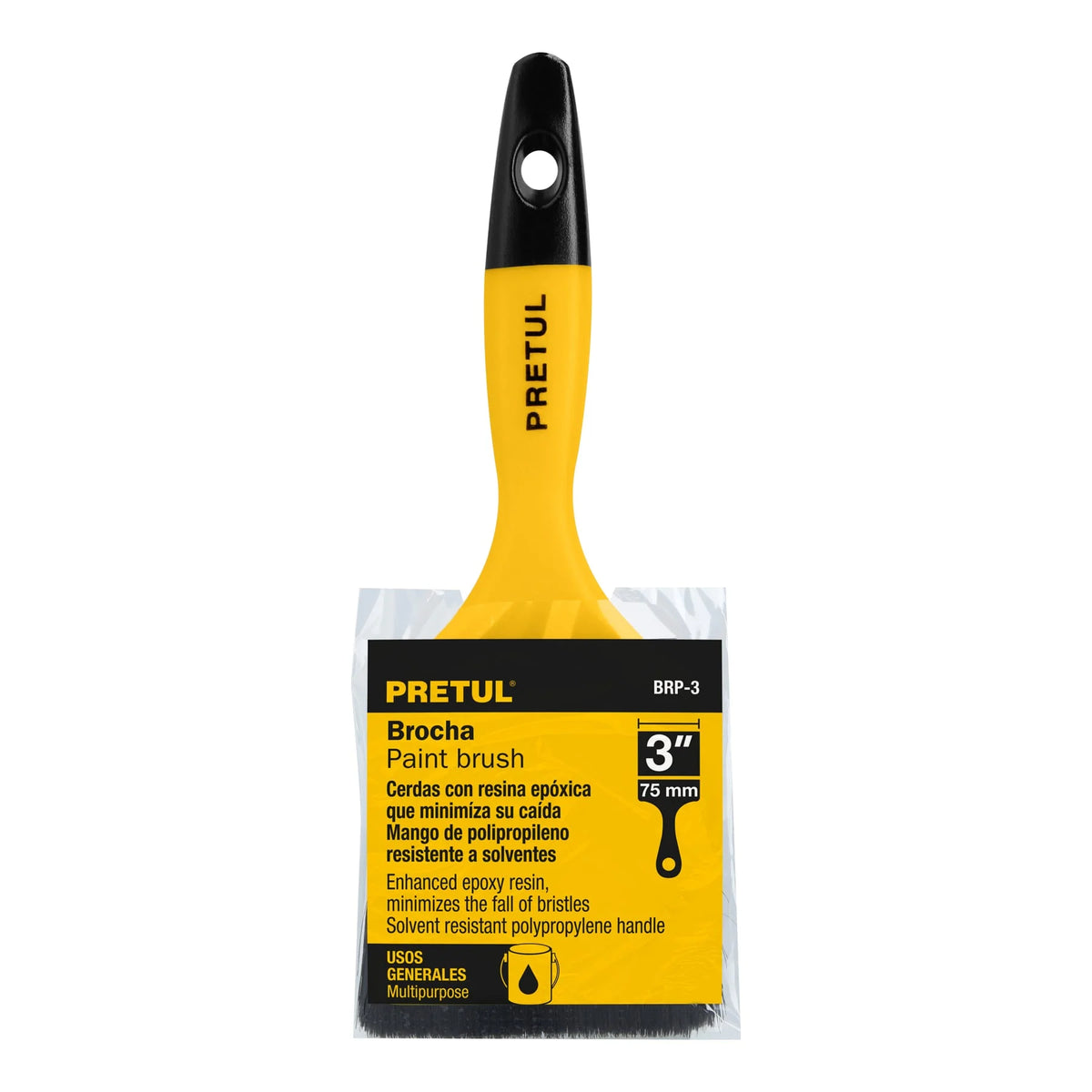 BROCHA PRETUL DE 3 PLG 21528