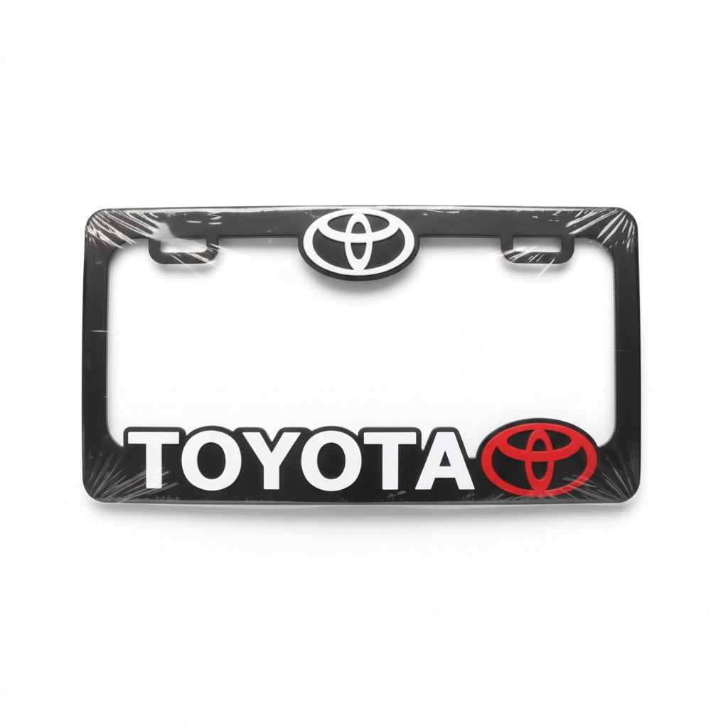 MARCO DE PLACA 3D TOYOTA 2PCS ACCU052465 UNIDAD