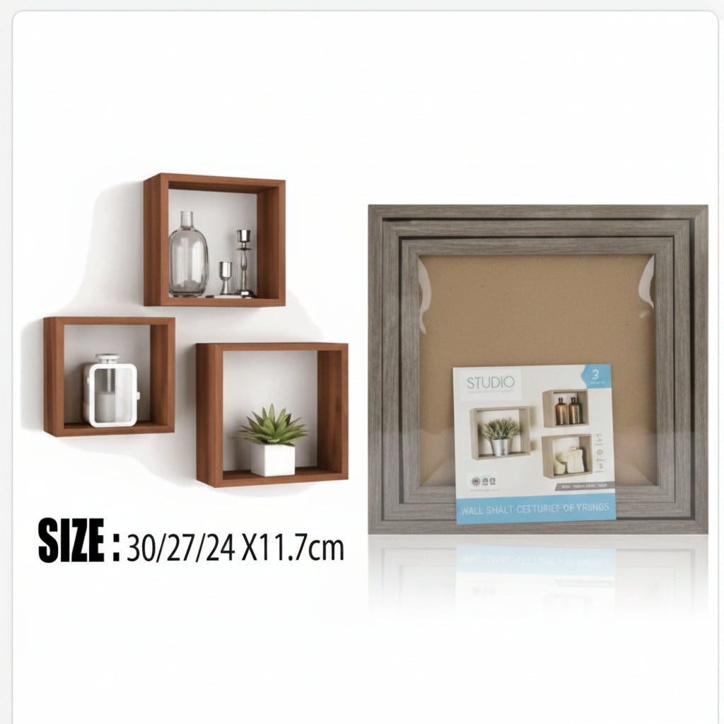SET DE ESTANTE DE PARED 3PZS STUDIO-1012