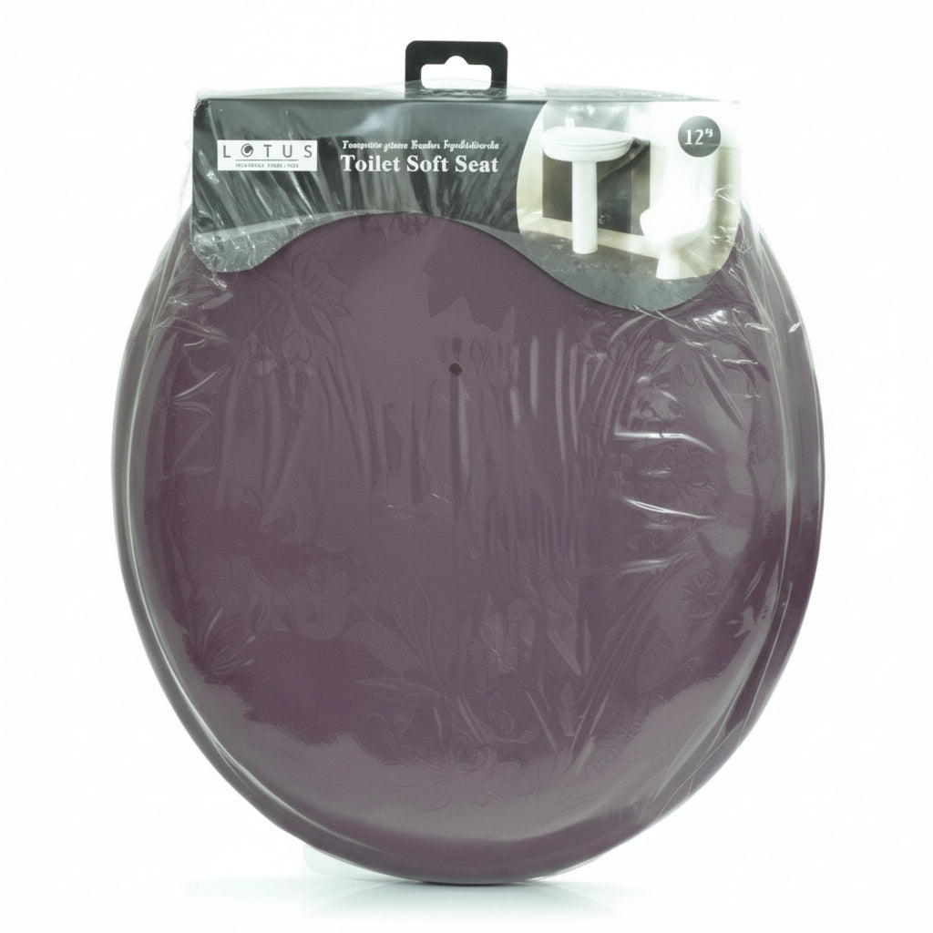ASIENTO PARA INODORO BURGUNDY 17CM LHC-8410