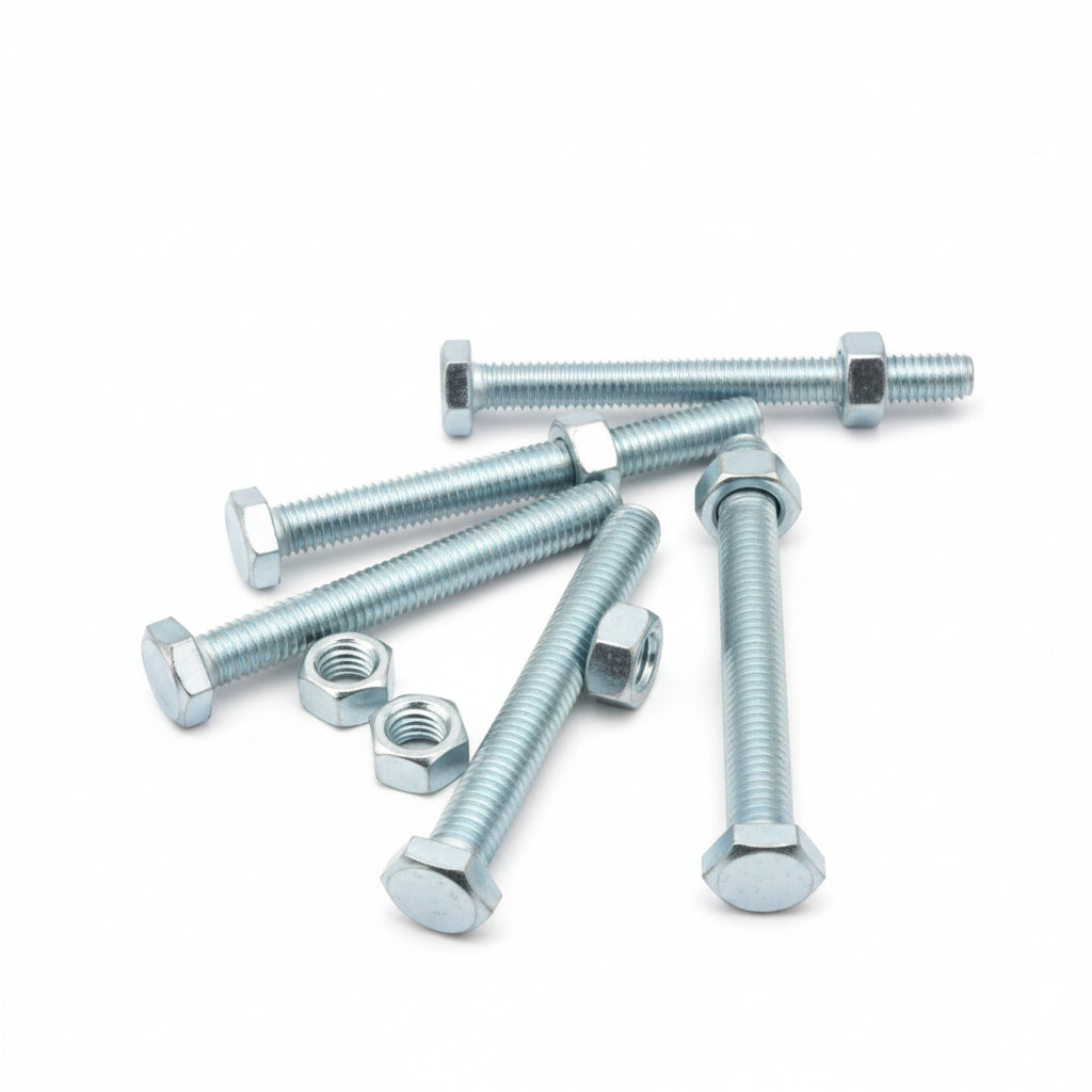 PERNO HEXAGONAL GALVANIZADO CON TUERCA 5/16X6PLG