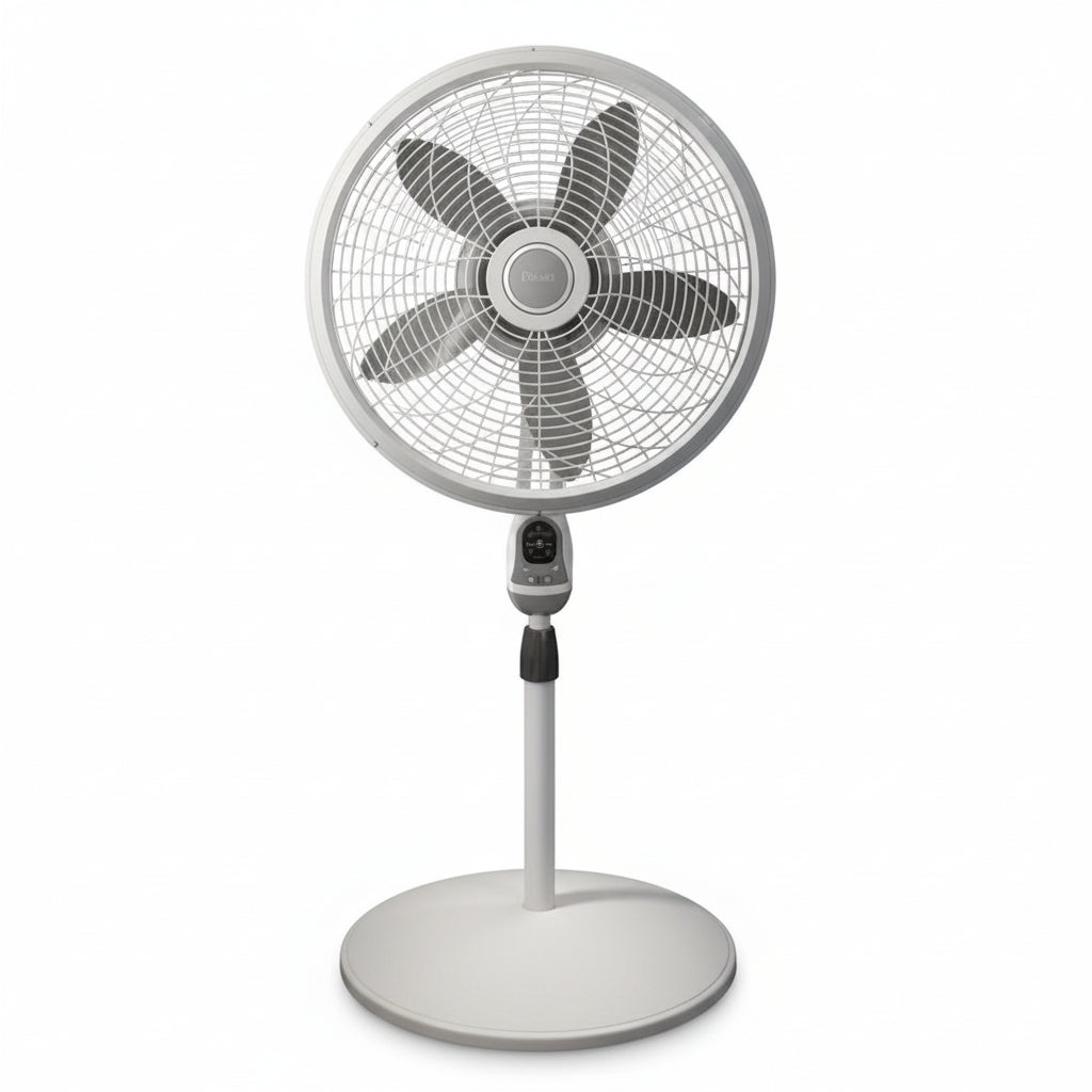 VENTILADOR DE PEDESTAL LASKO 18 PLG BLANCO 3 VEL CONTROL REMOTO L26-1850