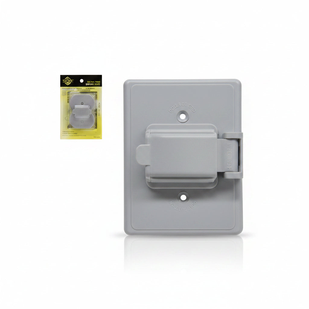 PLACA INTEMPERIE SENCILLA GRIS HUNTER EL-1750